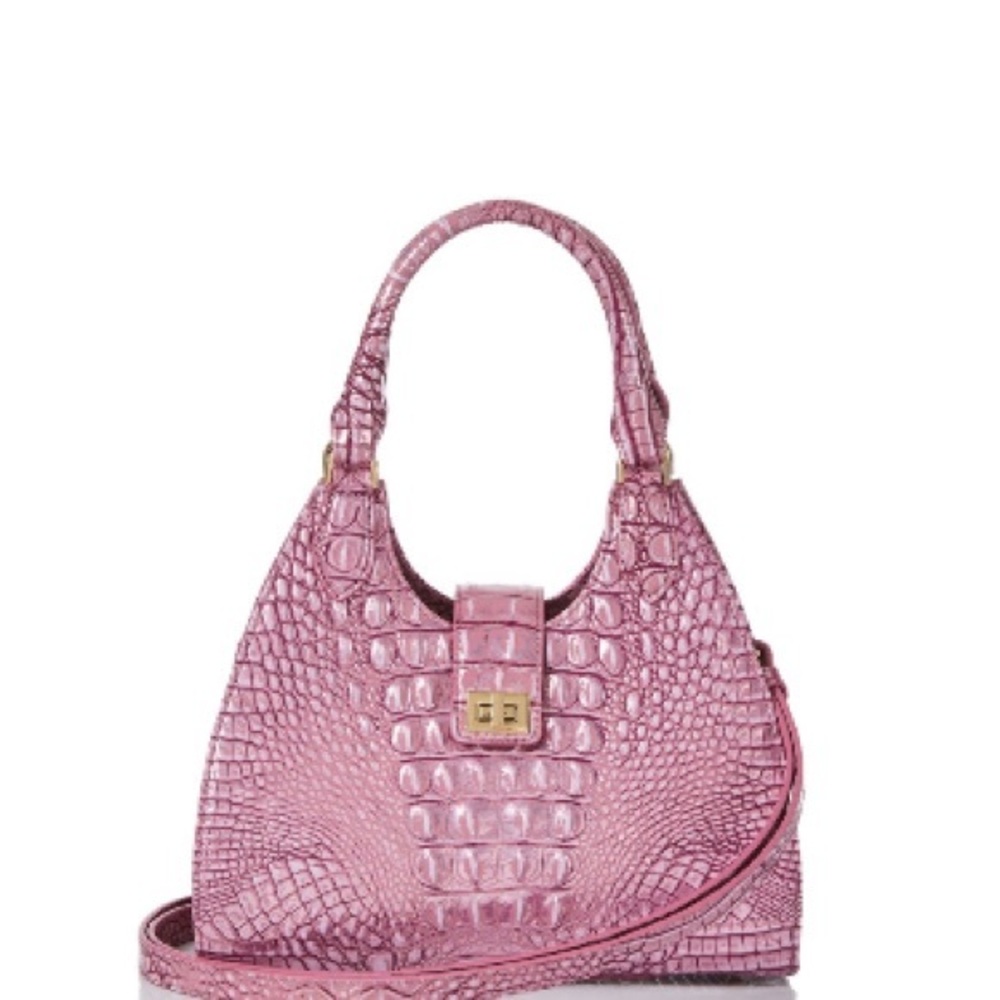 NWT Brahmin‎ Adrian Mulberry Potion Melbourne Leather Satchel - Picture 6 of 13